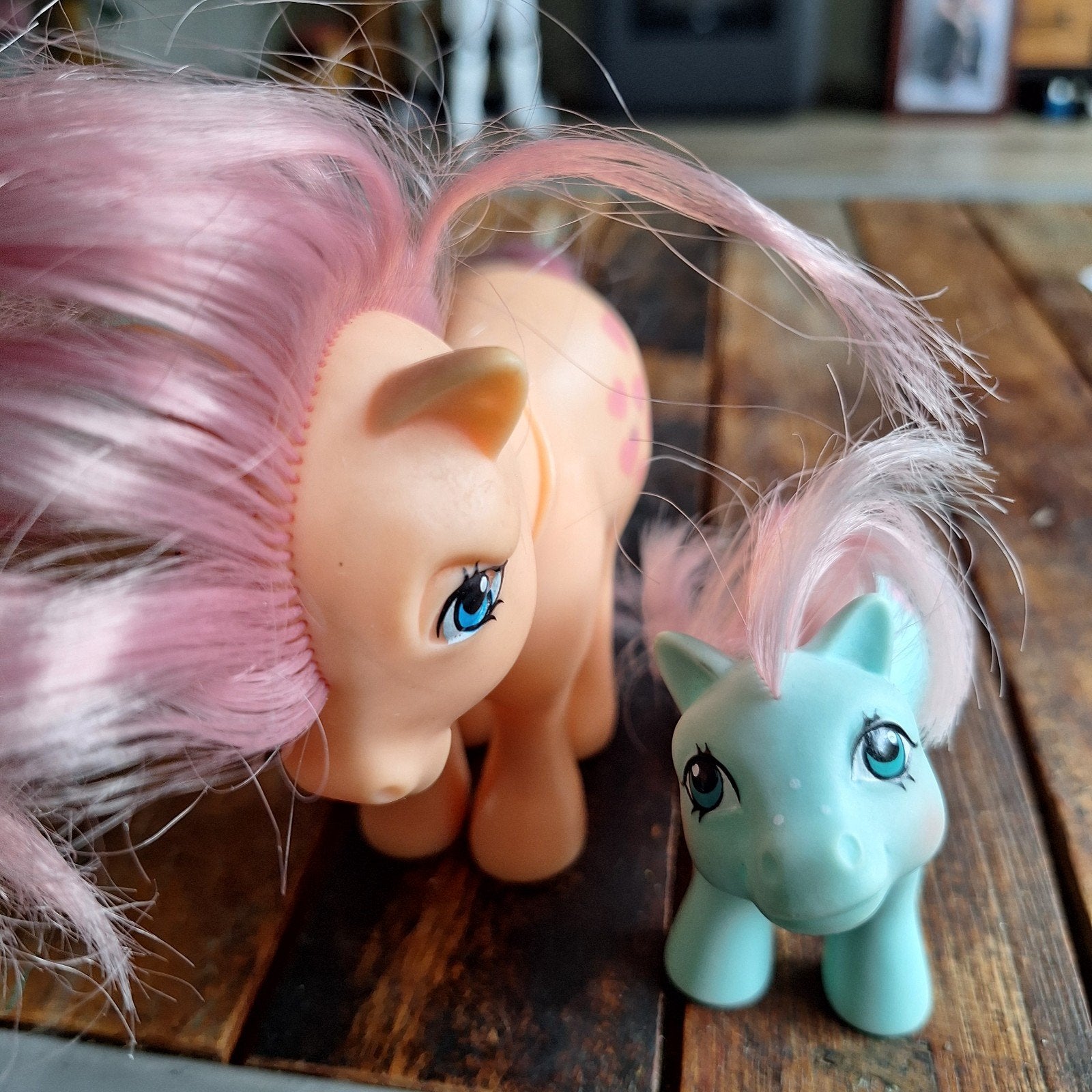 Vintage My Little Pony Moeder en Zoon 1982 Italië/Hong Kong, Ophalen of Verzenden, Gebruikt