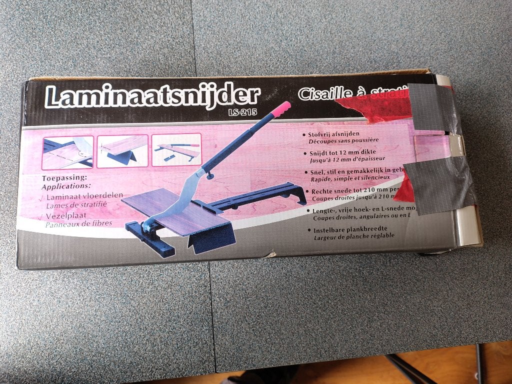 Laminaatsnijder LS-215, Ophalen, Gebruikt, Snijgereedschap