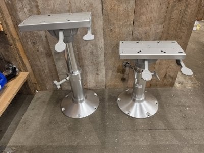 Stoelpoot Vetus handmatig 43-63 cm, Niet ingevuld, Nieuw, Niet ingevuld, Niet ingevuld
