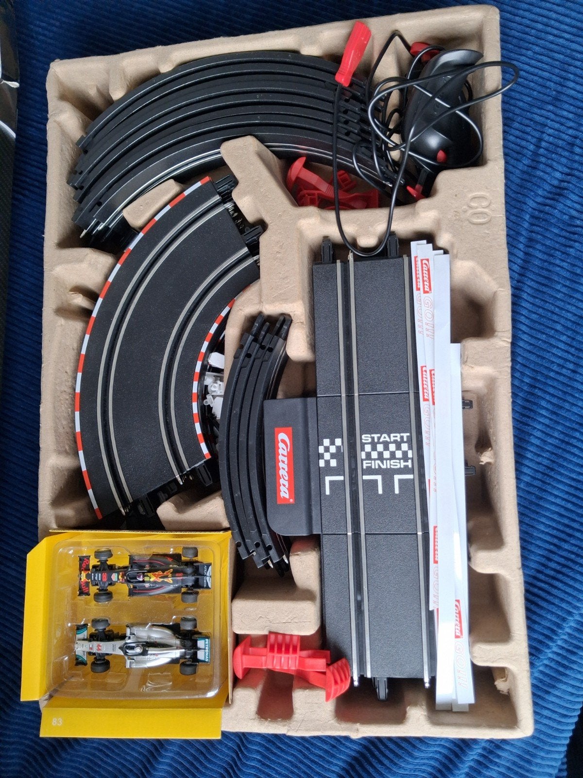Carrera Go Formule 1 Racebaan - Red Bull 33 & Mercedes 44, Ophalen, Carrera, Elektrisch, Met looping
