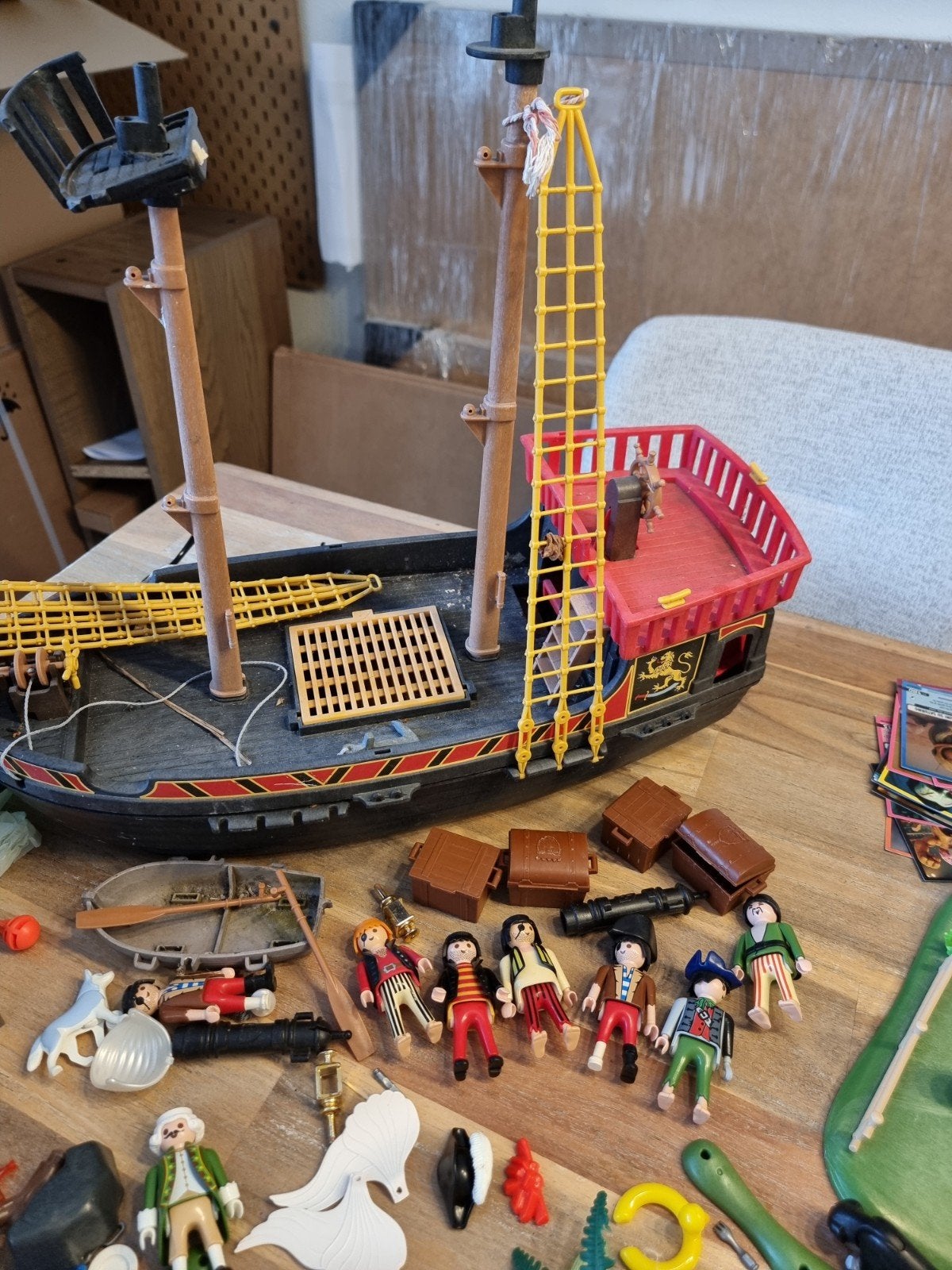 Foto 6 van Grote collectie Playmobil met piratenschip