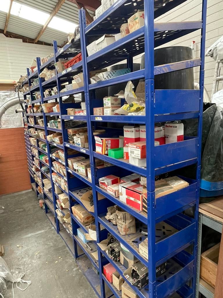 Schroevenstelling / stellingkasten Würth met ladekast, Ophalen, Gebruikt
