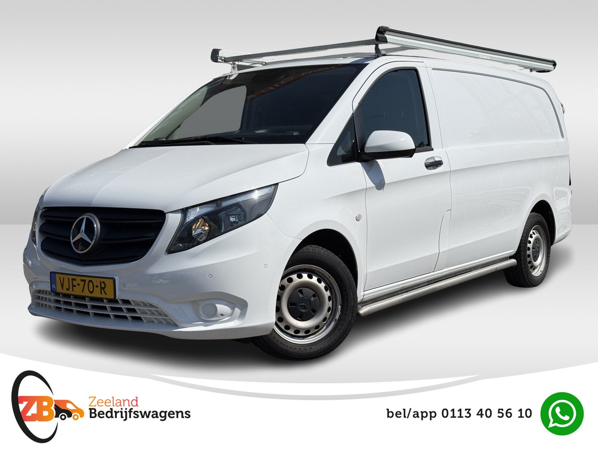 Mercedes-Benz Vito 114 CDI Lang | Navi | Carplay | Camera |, Auto's, Automaat, Gebruikt, 4 cilinders, Wit
