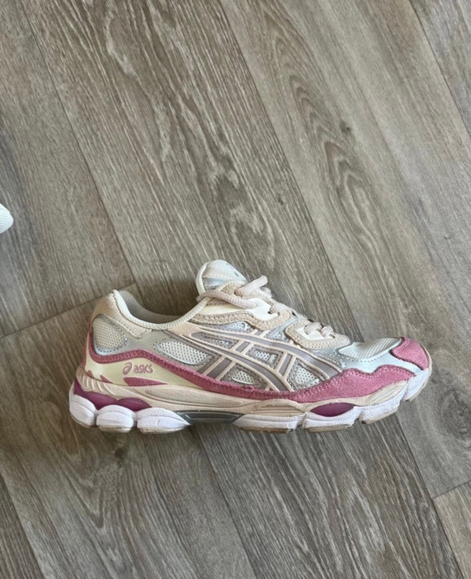Asics Gel Nyc sneakers maat 40 unisex, Ophalen of Verzenden, Roze, Sneakers of Gympen, Zo goed als nieuw
