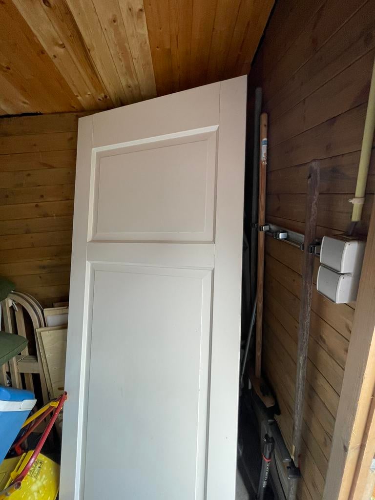 Opdekdeur 88x 211.5, Doe-het-zelf en Verbouw, Deuren en Horren, Ophalen, 80 tot 100 cm, Binnendeur, Zo goed als nieuw