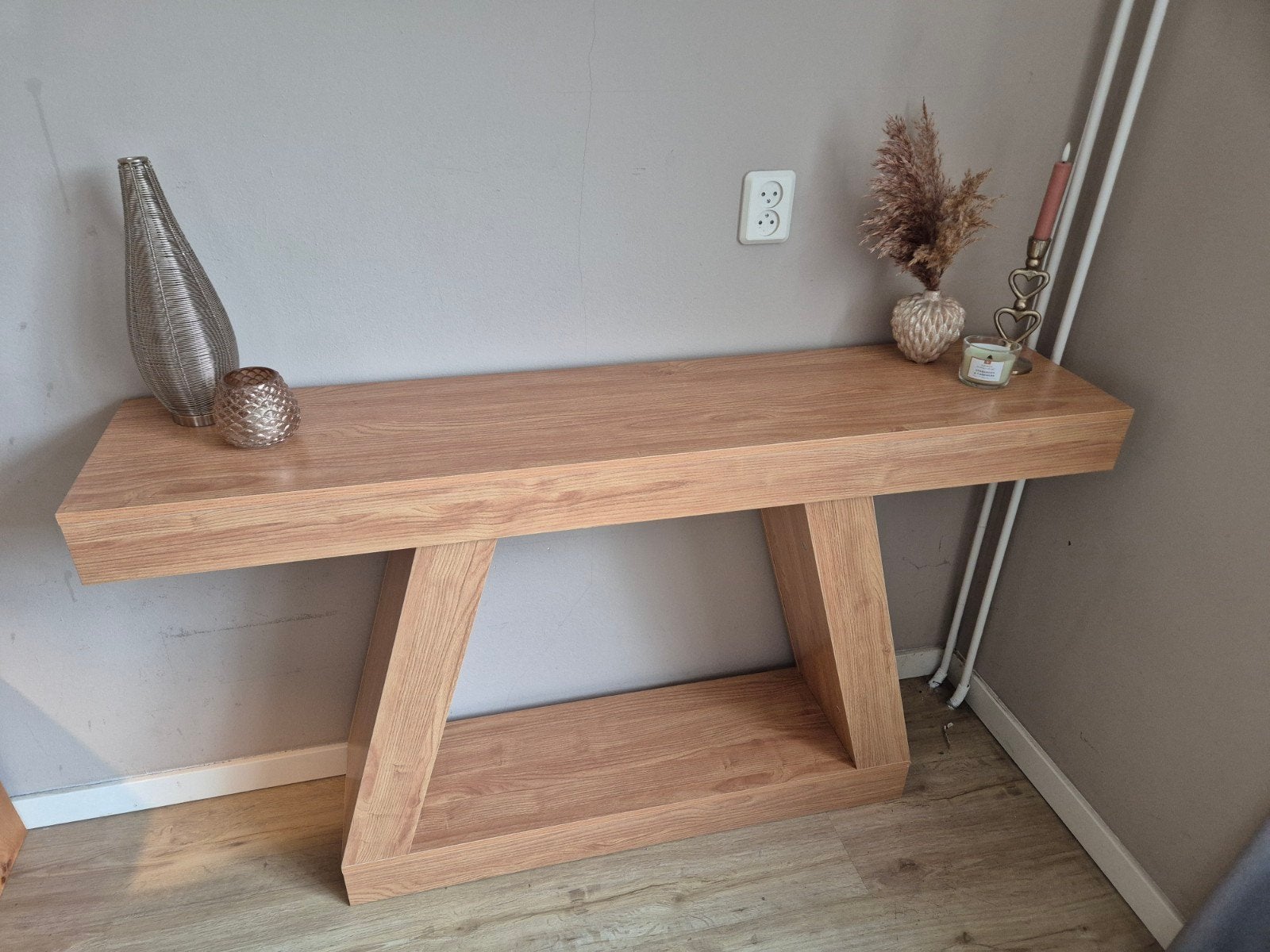 Tribesigns consoletafel dressoirtafel, Huis en Inrichting, Ophalen, 100 tot 150 cm, Nieuw, Modern