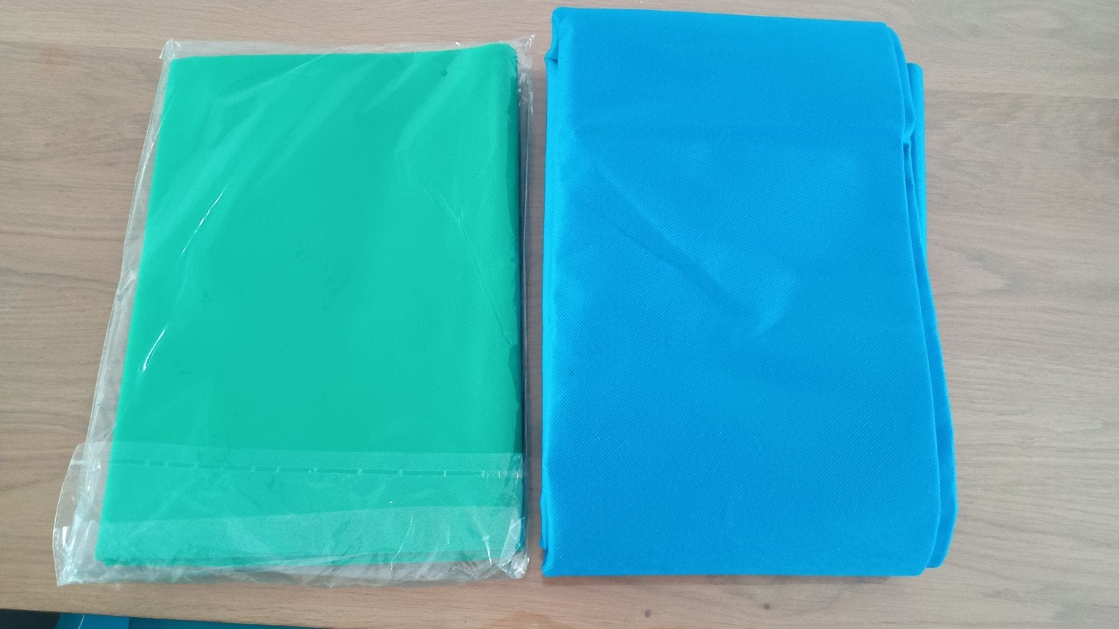 Green en blue screen doek, Audio, Tv en Foto, Fotografie | Fotostudio en Toebehoren, Ophalen of Verzenden, Zo goed als nieuw, Achtergrond