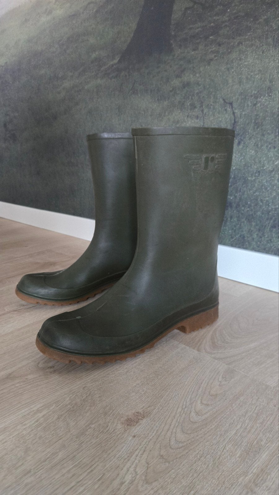 Rontani PVC Regenlaarzen Mt 46 - Waterdicht & Stevige Zool, Ophalen, Zo goed als nieuw, Dames