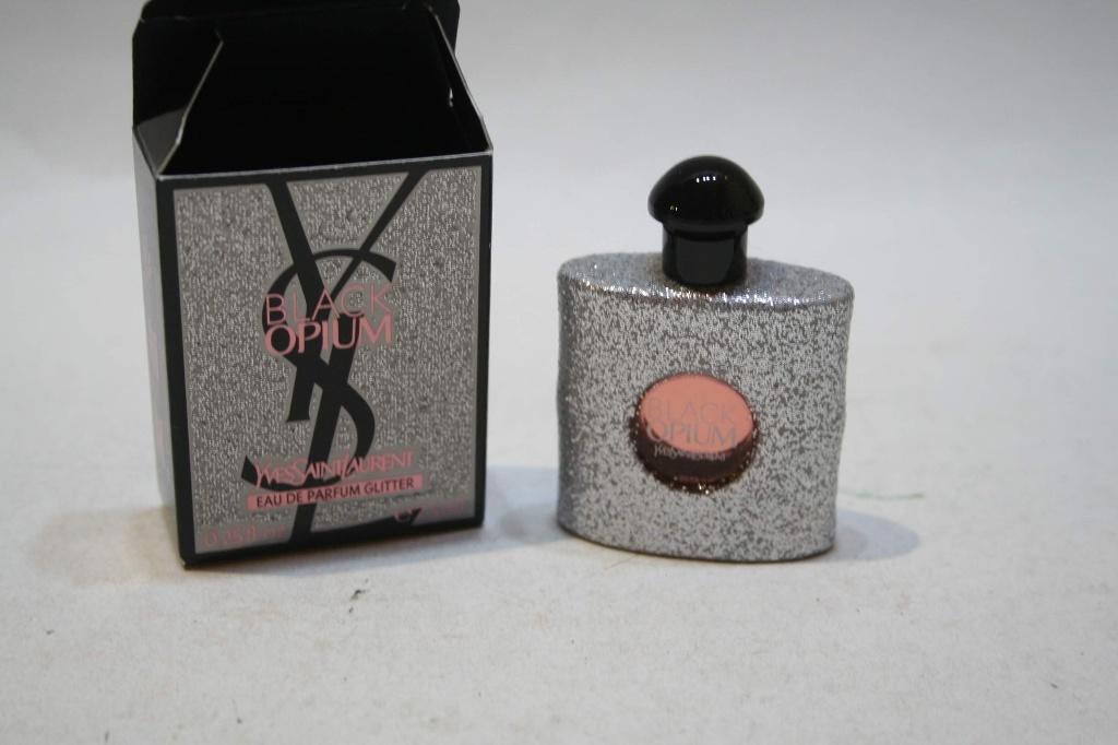 YSL Black Opium EdP Glitter 7,5 ml Nieuw & Origineel verpakt, Verzenden, Nieuw, Miniatuur, Gevuld