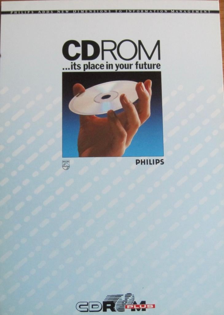 nieuw schrijfblok van Philips met CD ROM reclame - 1982, Ophalen of Verzenden, Nieuw