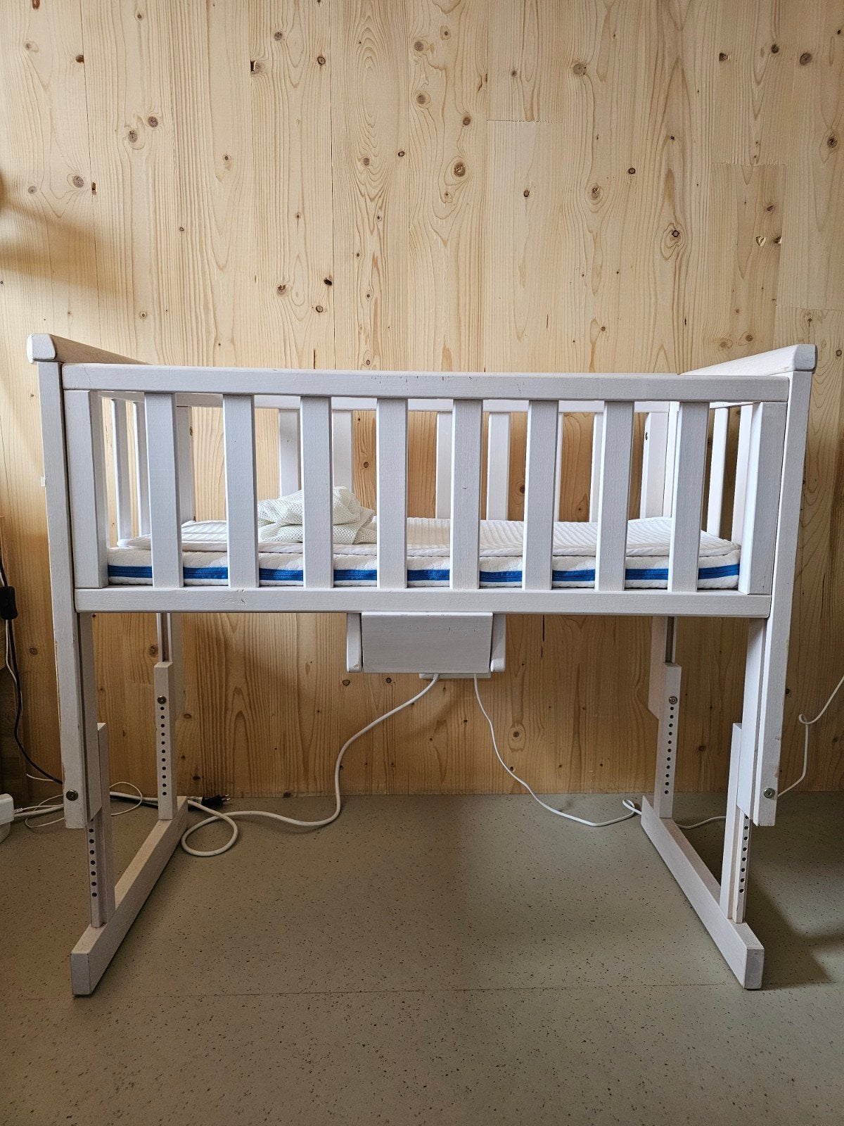 Houten verstelbare cosleeper met Aerosleep matras, Ophalen, Gebruikt, Wieg