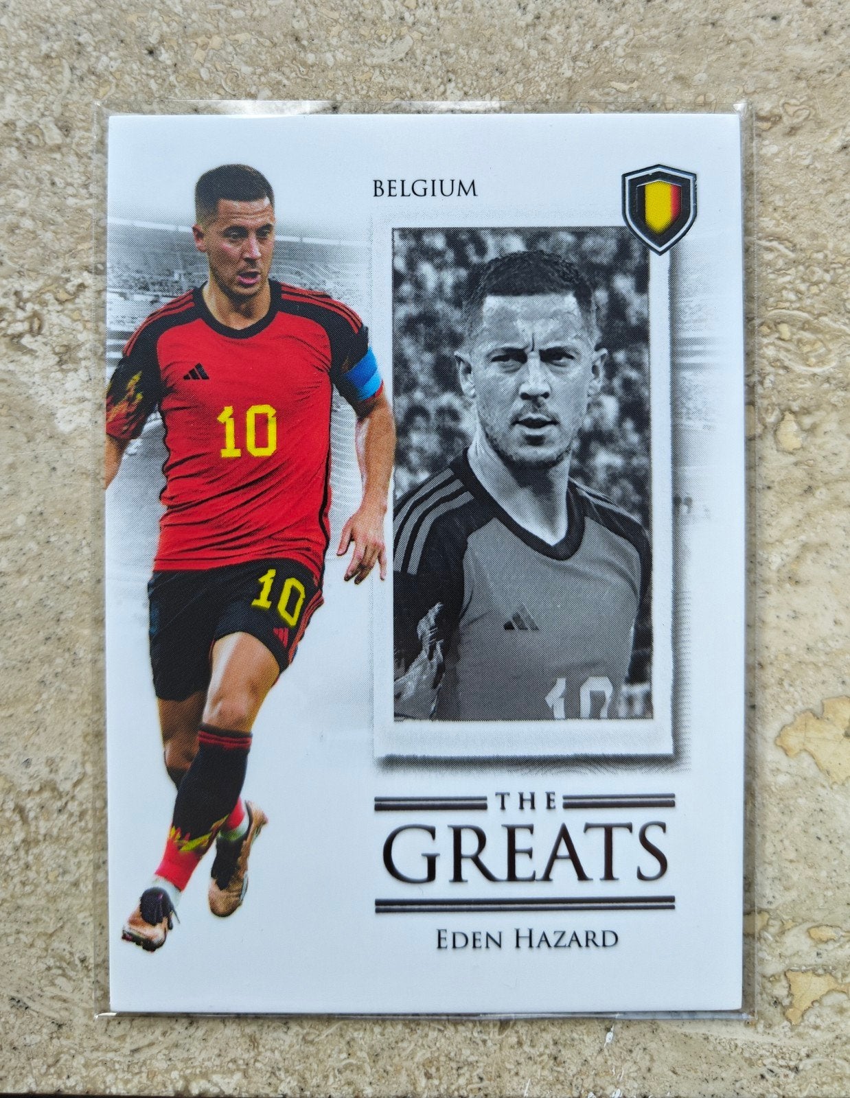 Eden Hazard The Greats Voetbalkaart - Futera Unique 49/69, Verzamelen, Sportartikelen en Voetbal, Ophalen of Verzenden, Zo goed als nieuw