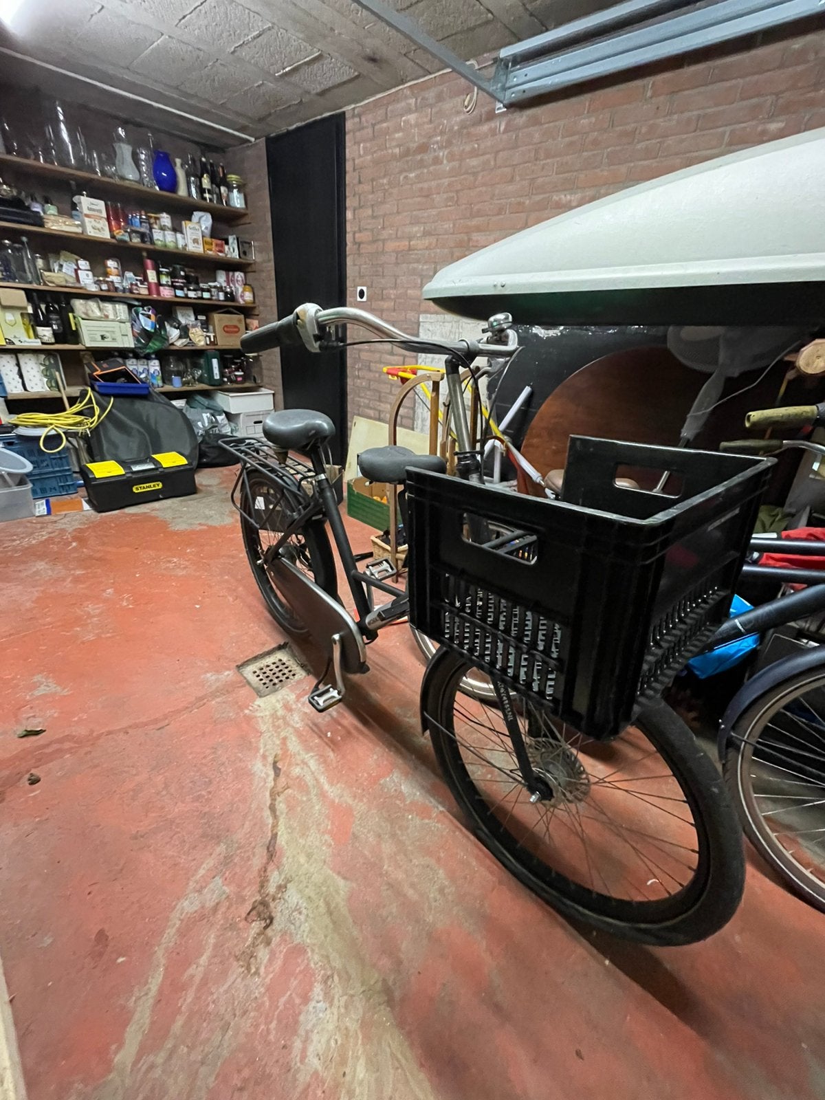 WorkCycles Fr8 – transportfiets, 7 versnellingen (mat zwart), Gebruikt, Versnellingen, 56 cm of meer, Schijfrem