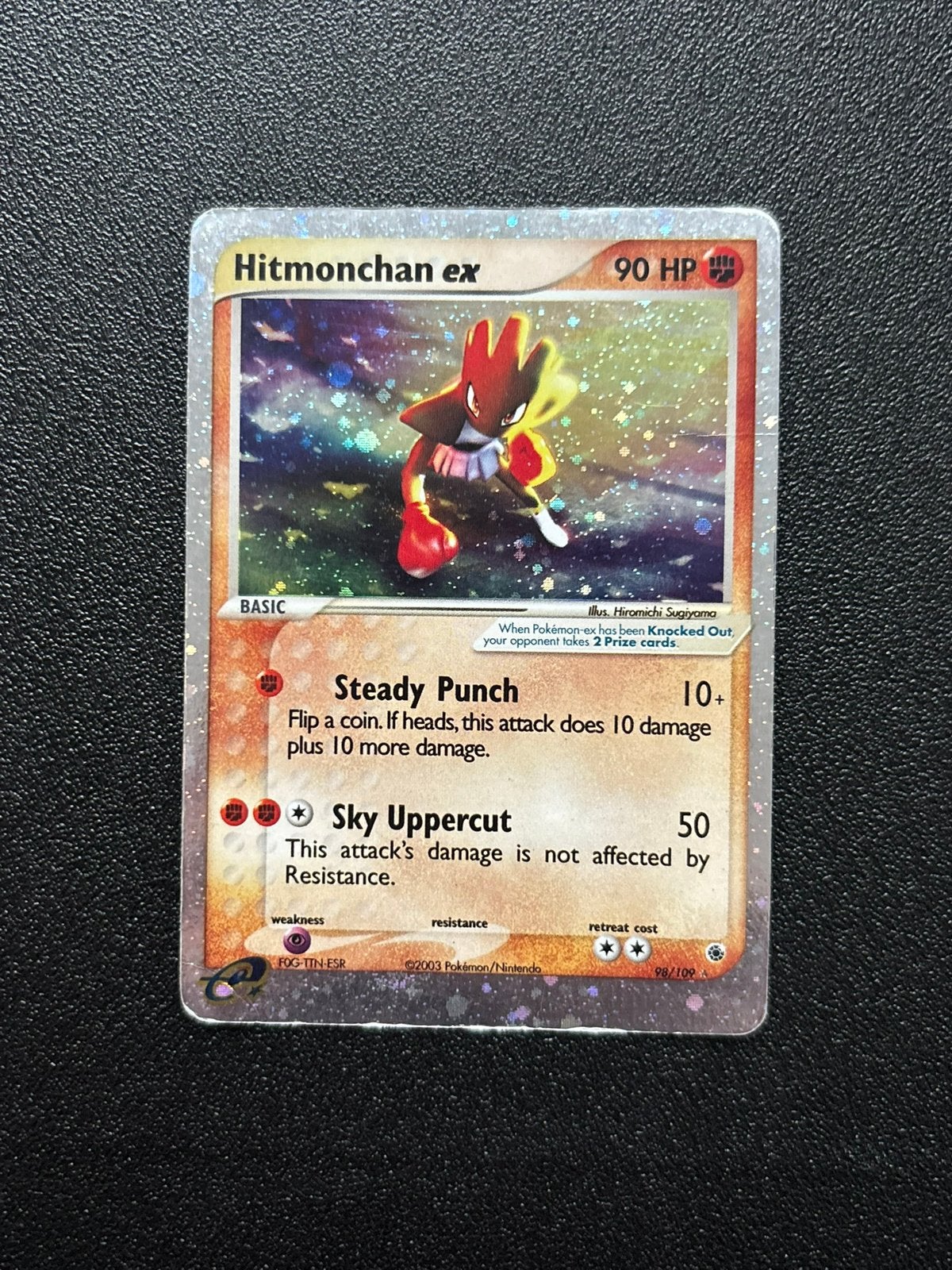 Hitmonchan ex 98 Ruby & Sapphire (Good), Hobby en Vrije tijd, Ophalen of Verzenden, Zo goed als nieuw