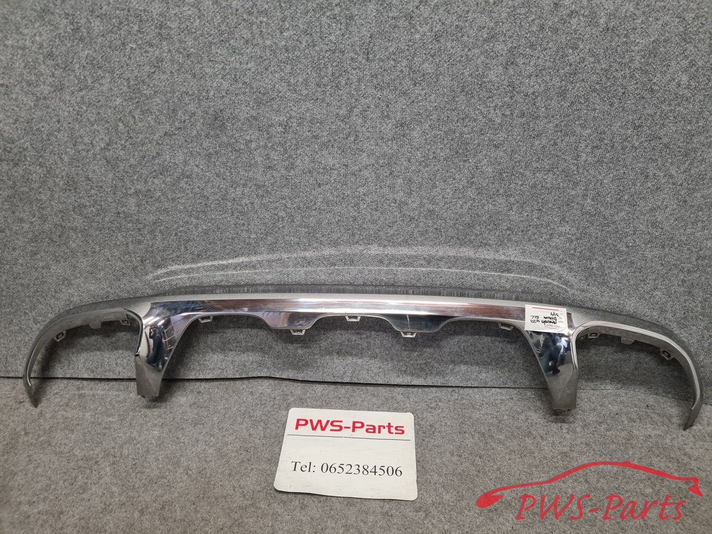 MERCEDES GLC W253 ACHTERBUMPER DIFFUSER CHROOM ORIGINEEL, Gebruikt, -, Ophalen of Verzenden, Achter