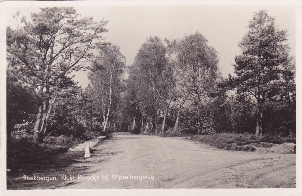 Beekbergen. Ansichtkaart, Klein Paradijs bij Wipselbergweg, Ophalen of Verzenden, 1920 tot 1940, Gelopen, Gelderland