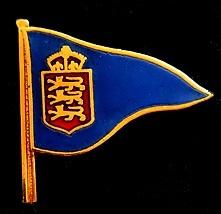 Engelse Crusader wimpel broche, Verzamelen, Verzenden, Nieuw, Transport, Speldje of Pin
