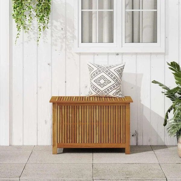 Tuinbox 90x50x58 cm massief acaciahout nieuw in doos, Tuin en Terras, ., Nieuw, Ophalen of Verzenden, .