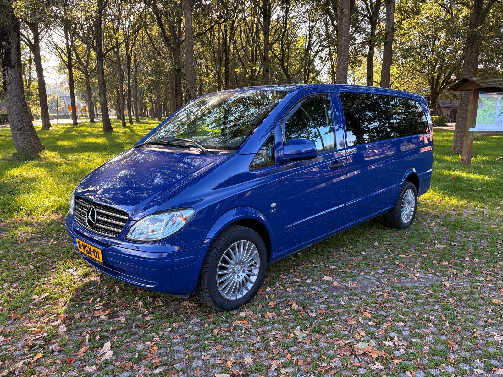 Mercedes-Benz Vito 3.0 CDI 120 DC AUT 2010, Auto's, Automaat, Achterwielaandrijving, Zwart, Blauw