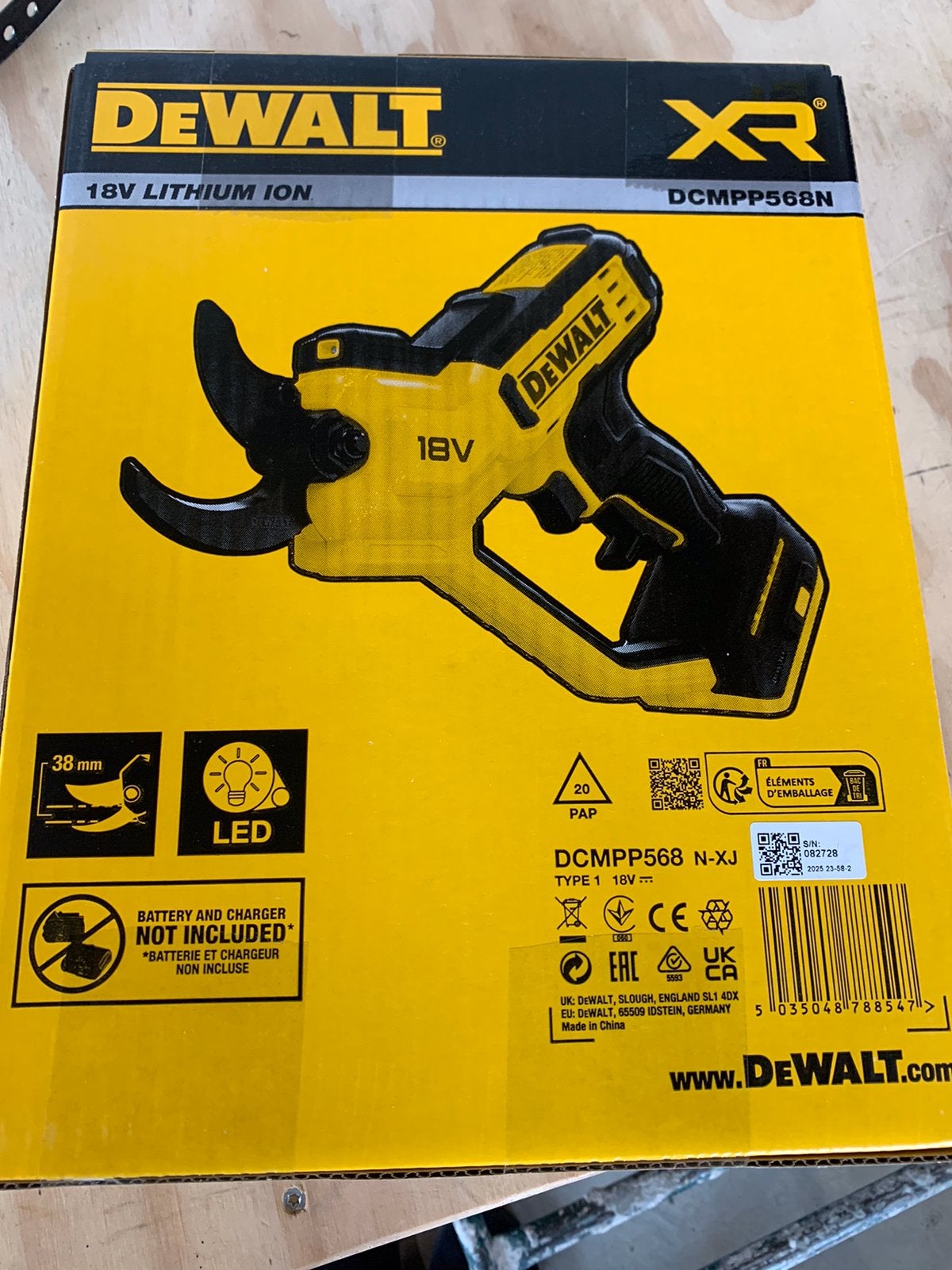 Dewalt accu snoeischaar, Ophalen of Verzenden, Nieuw
