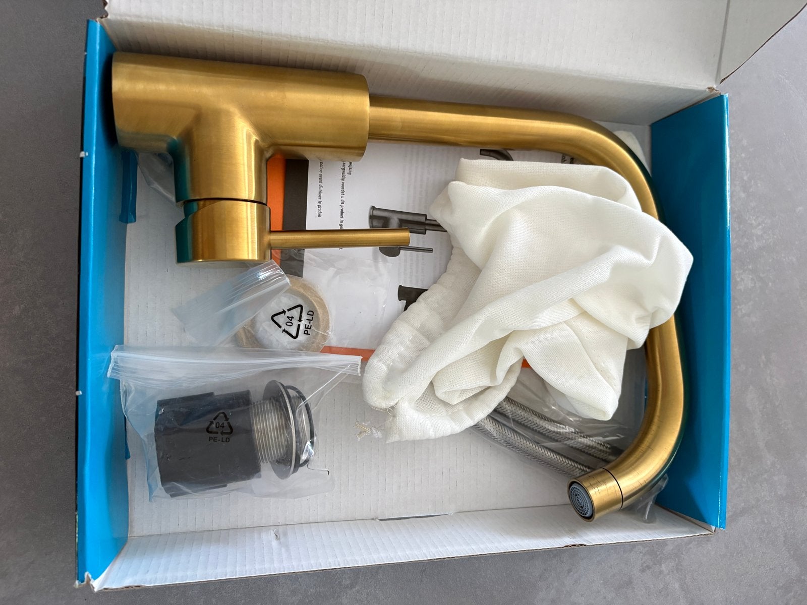 Hands On Olivier Keukenkraan Goud - Nieuw in doos, Ophalen of Verzenden, Nieuw, Koper, Kraan