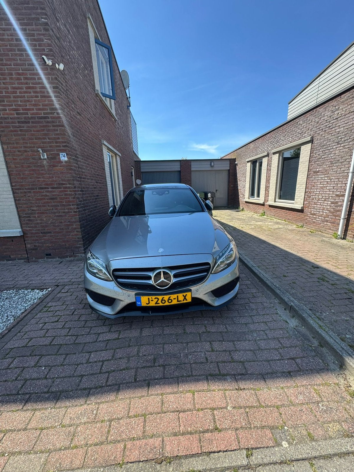 Mercedes-Benz C-Klasse C400 3.0 333pk 4MATIC Aut7 2016 Grijs, Auto's, Mercedes-Benz, 1800 kg, Zwart, 2996 cc, Bedrijf