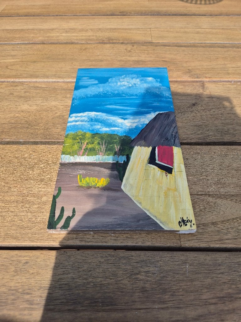 Schilderij koloniaal verleden Curacao, Ophalen