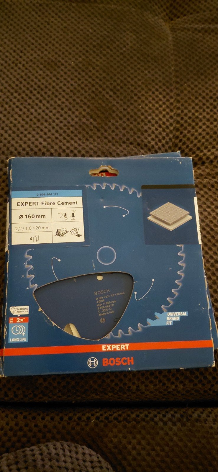 Bosch Expert Fibre Cement Zaagblad Ø 160 mm, Ophalen of Verzenden, Nieuw, Cirkelzaag, Bosch