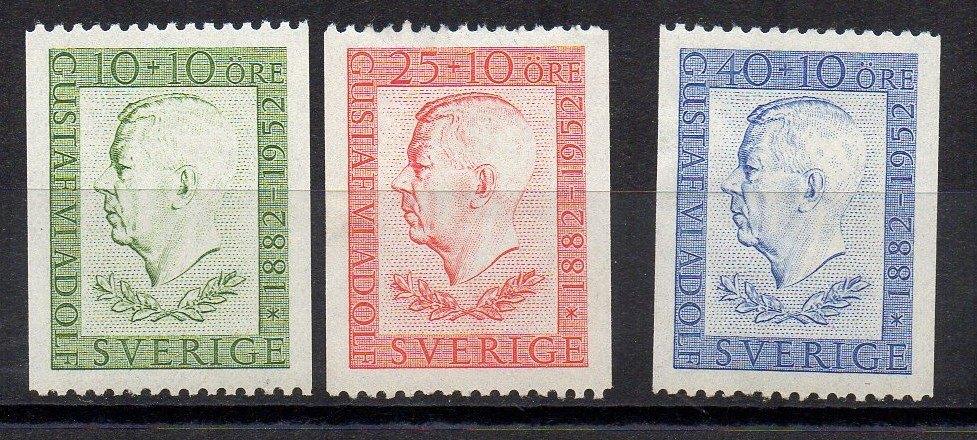 Zweden 1952 Facit 442-444. Postfris, Ophalen of Verzenden, Zweden, Postfris