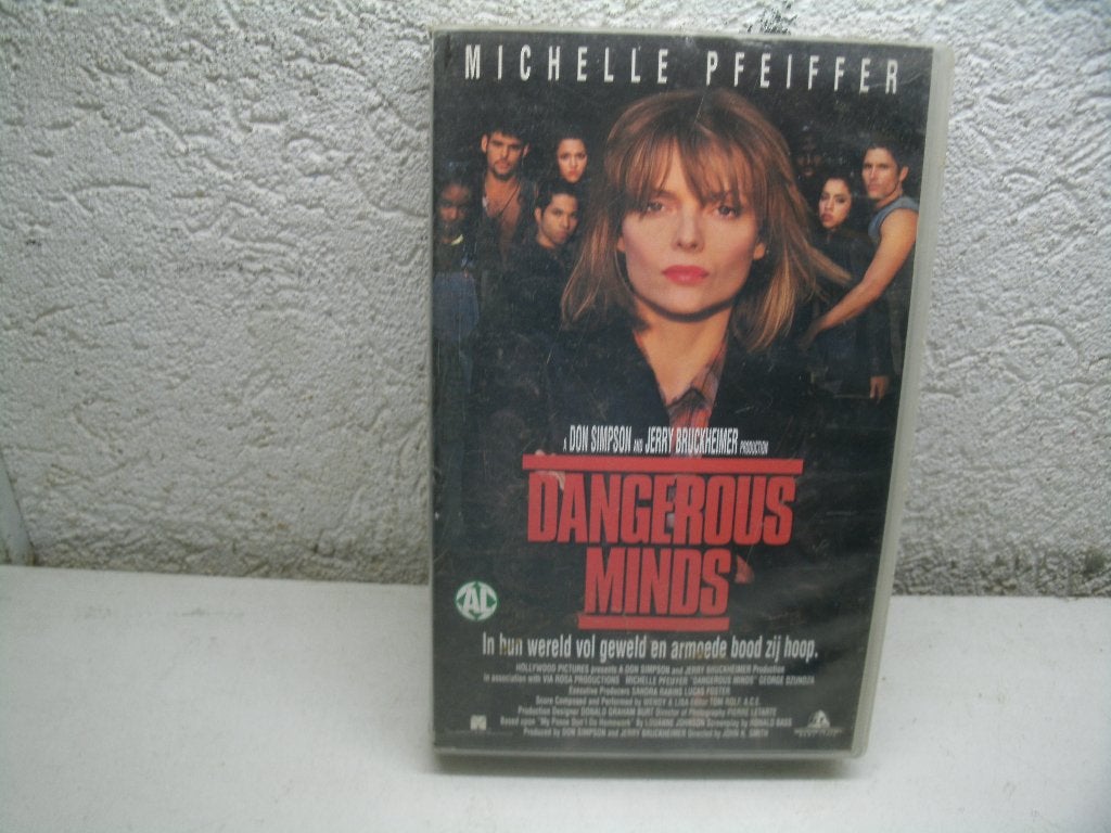 vhs 238b dangerous minds, Vanaf 16 jaar, Ophalen of Verzenden, Zo goed als nieuw, Actie en Avontuur