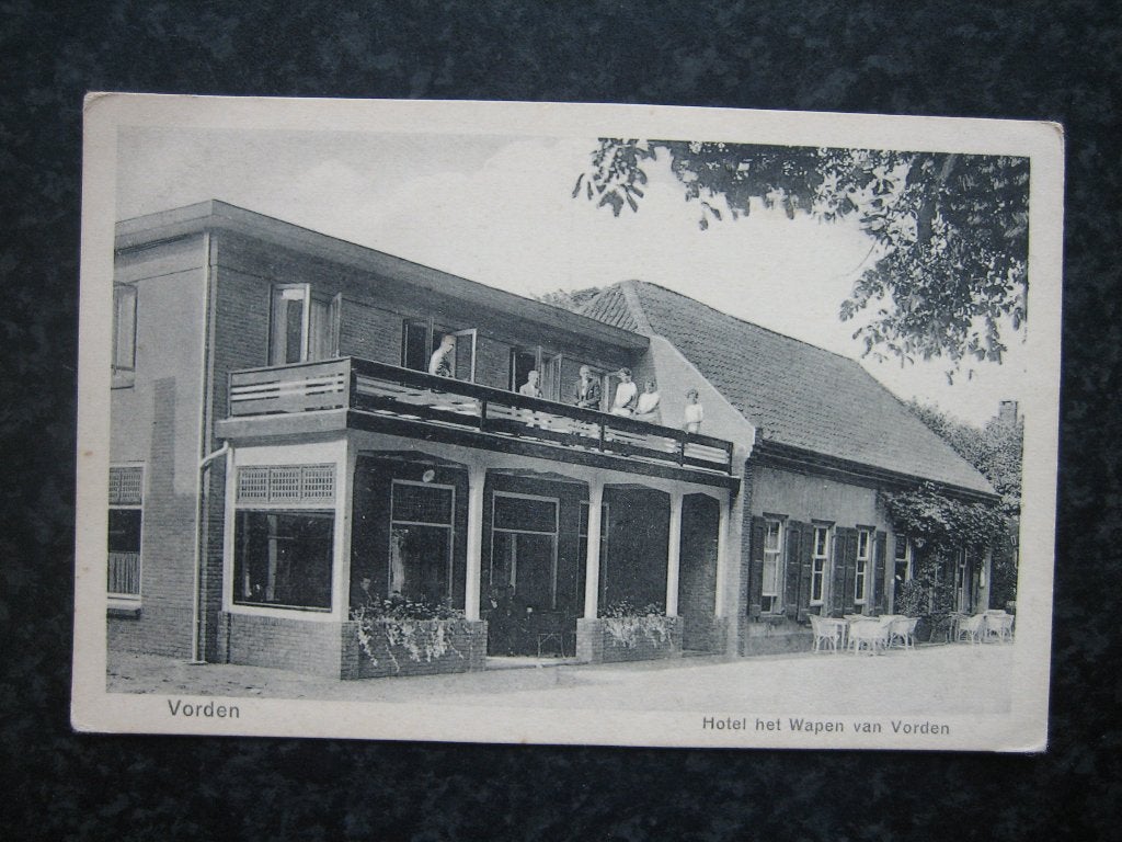 VORDEN Hotel het wapen van Vorden, Ophalen of Verzenden, 1920 tot 1940, Gelderland