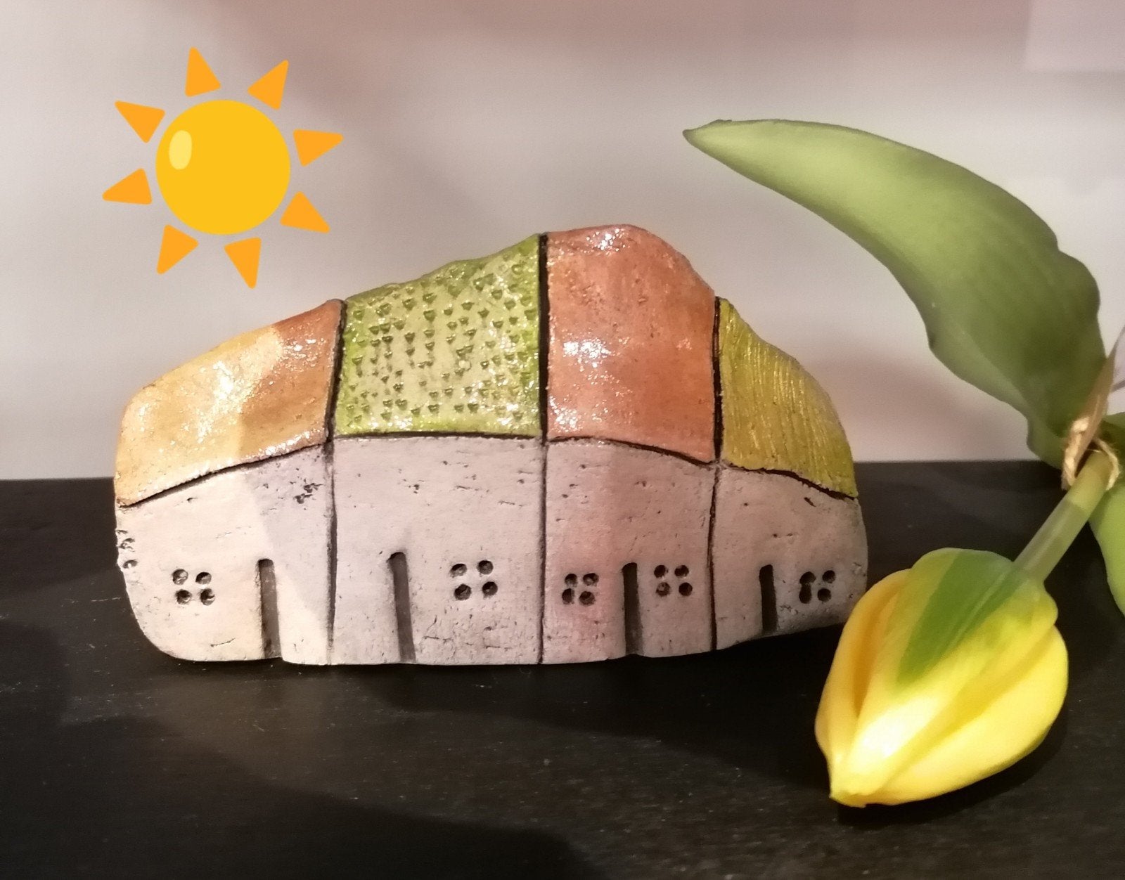 Huisjes handgemaakt keramiek, Huis en Inrichting, Ophalen of Verzenden, Nieuw