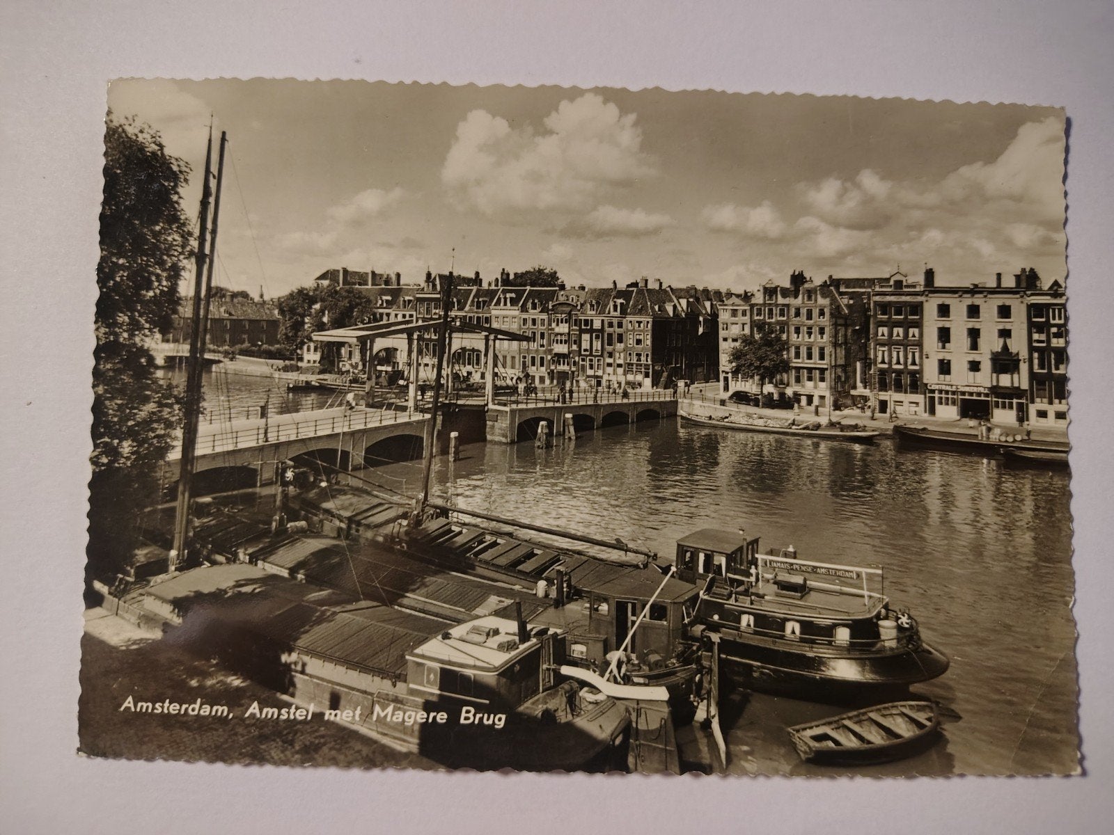 Amsterdam Amstel met Magere Brug, Ophalen of Verzenden, Noord-Holland