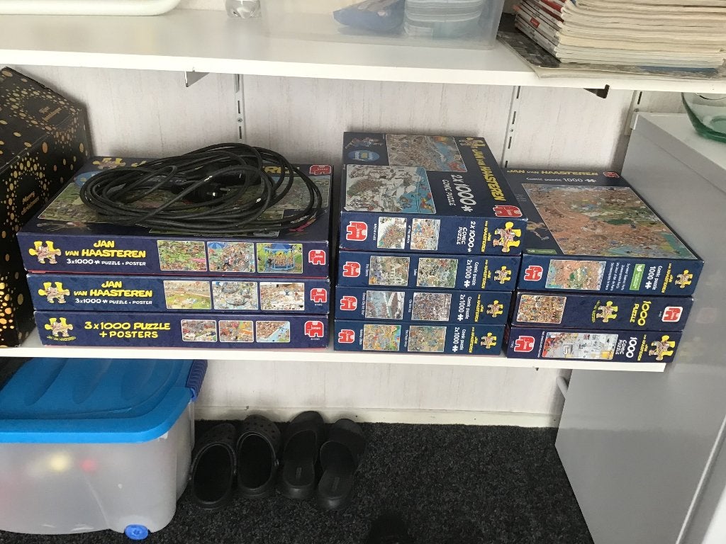 Jan van Haasteren puzzels / kopen of ruilen, Ophalen, 500 t/m 1500 stukjes, Gebruikt