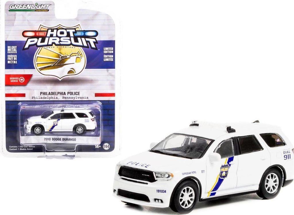 2019 Dodge Durango van Greenlight 1/64 Philadelphia police, Ophalen of Verzenden, Nieuw, Auto