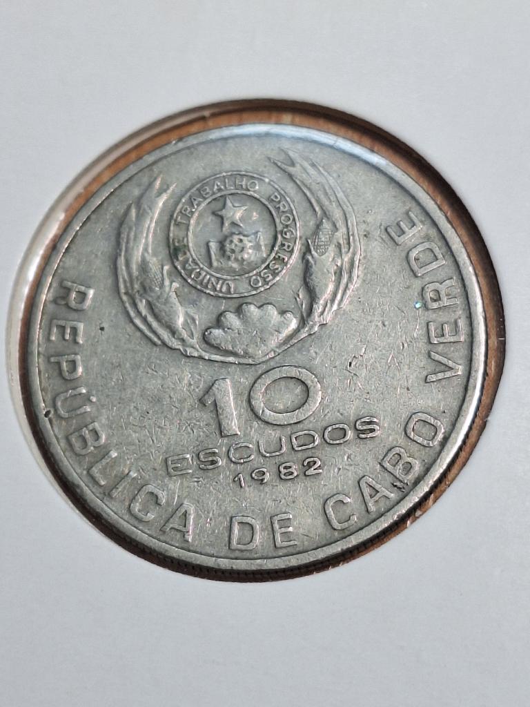 KAAPVERDIË 10 escudos 1982 (#67), Ophalen of Verzenden, Overige landen, Losse munt