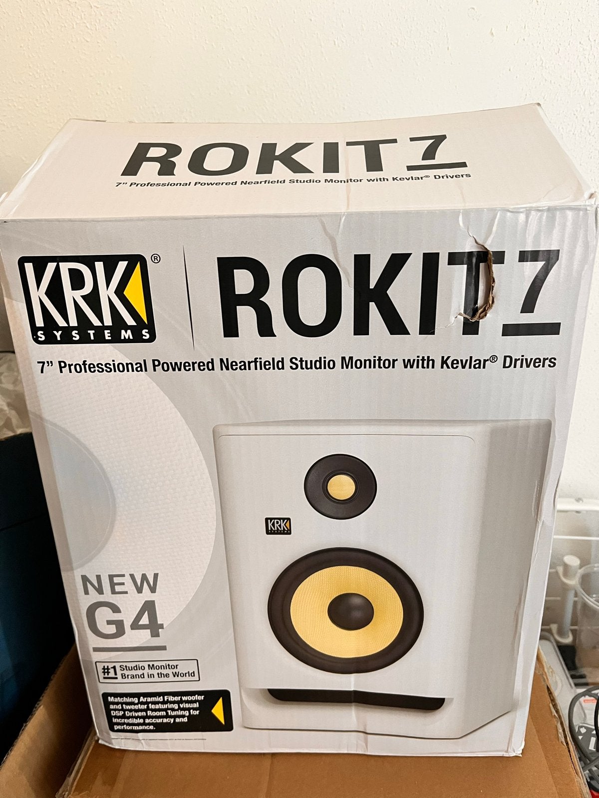 KRK ROKIT 7 G4 Studio Monitor - Nieuw in doos, Audio, Tv en Foto, Luidsprekers, Studiomonitor, 120 tot 150 watt, Nieuw, Ophalen of Verzenden
