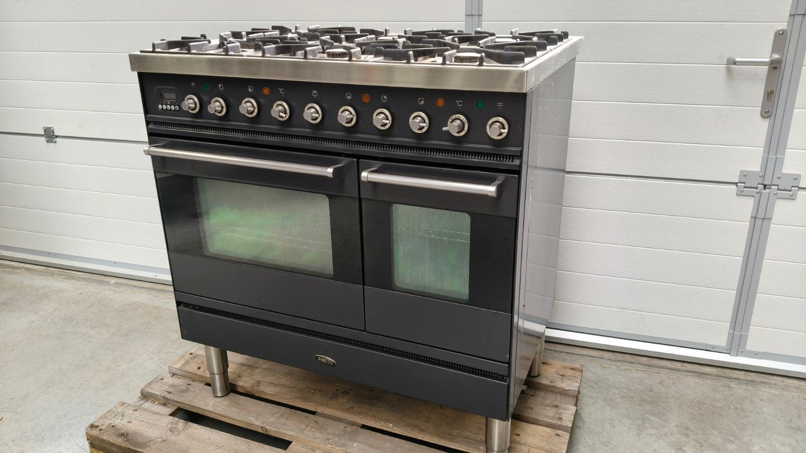 Boretti gasfornuis 6 pits met 2 ovens!, Ophalen, Gebruikt, 60 cm of meer, Gas