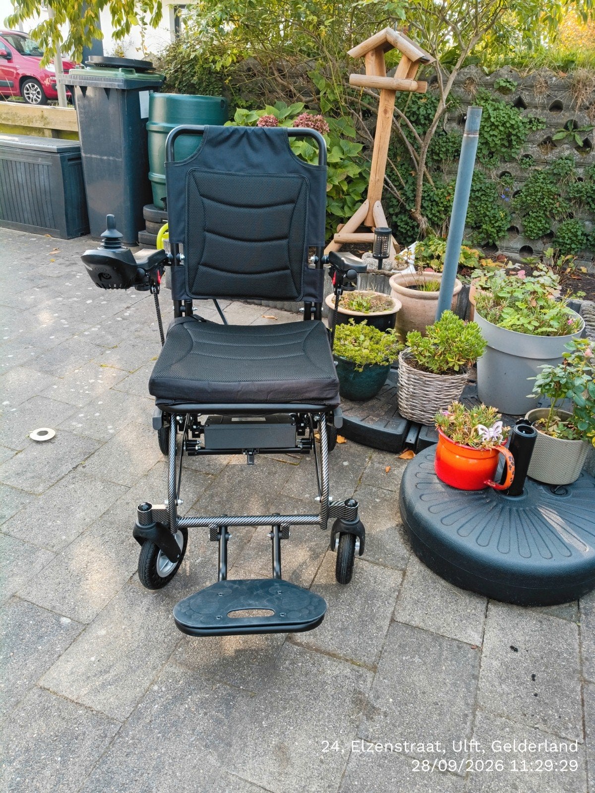 elektrische rolstoel, Diversen, Ophalen, Inklapbaar, Zo goed als nieuw, Elektrische rolstoel
