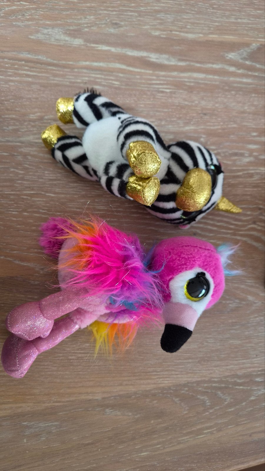 Ty Beanie Boo Zebra Eenhoorn en Flamingo Knuffels, Eenhoorn, Zwart, Ophalen of Verzenden, Klein (minder dan 20 cm)