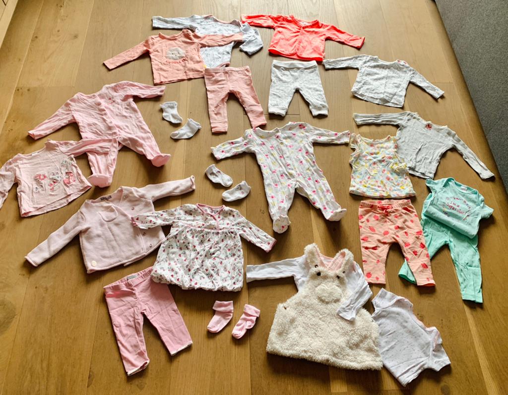 🌸 Baby kleding pakket meisjes maat 68 🩷 Veel setjes, Ophalen of Verzenden, Zo goed als nieuw, Meisje, Setje