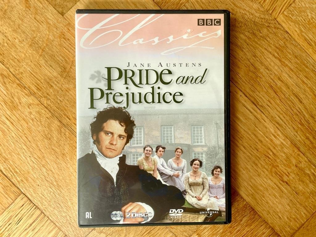 Pride and Prejudice (1995) op DVD met Colin Firth (met NL), Engels, Nederlands, Ophalen of Verzenden, Zo goed als nieuw