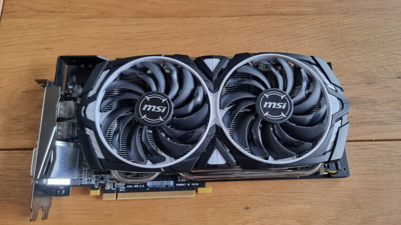 MSI Radeon RX 590 Armor 8G OC - Gebruikte Videokaart, Computers en Software, Videokaarten, Gebruikt, AMD, PCI-Express 3.0, GDDR5