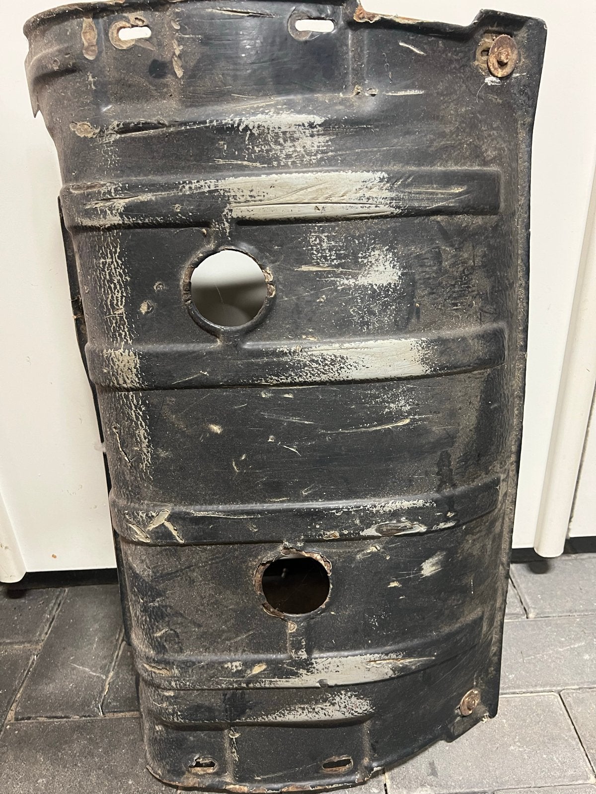 G-klasse Tank Beschermingsplaat W460 W461 W463 OEM, Gebruikt, Mercedes-Benz, Ophalen of Verzenden, Spatbord