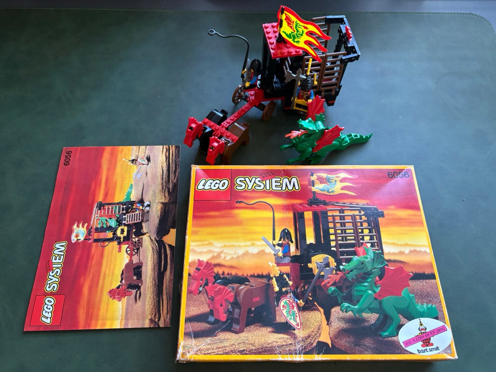 Lego dragon castle set 6056 met doos 100% compleet, Lego, Lego, Ophalen of Verzenden, Zo goed als nieuw