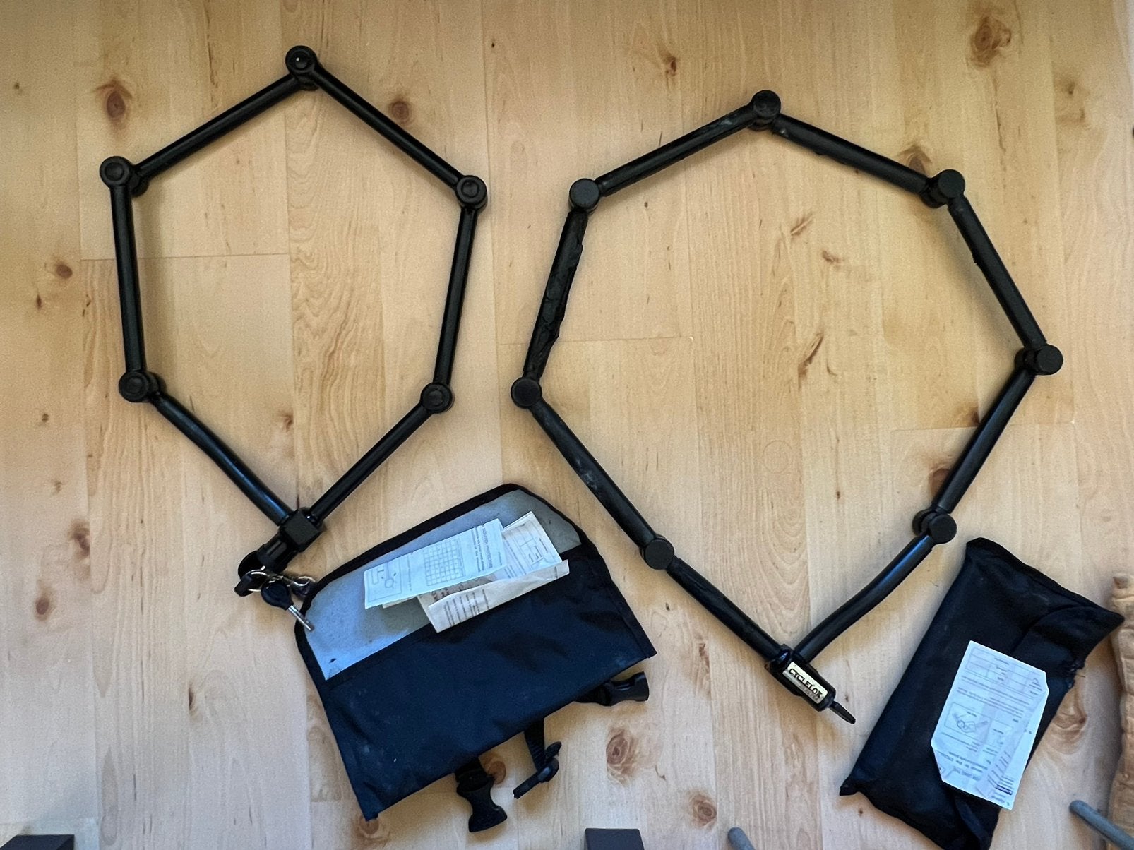 Stangenslot 6 & 8 arms motor - scooter - fatbike-bakfiets, Ophalen, Zo goed als nieuw