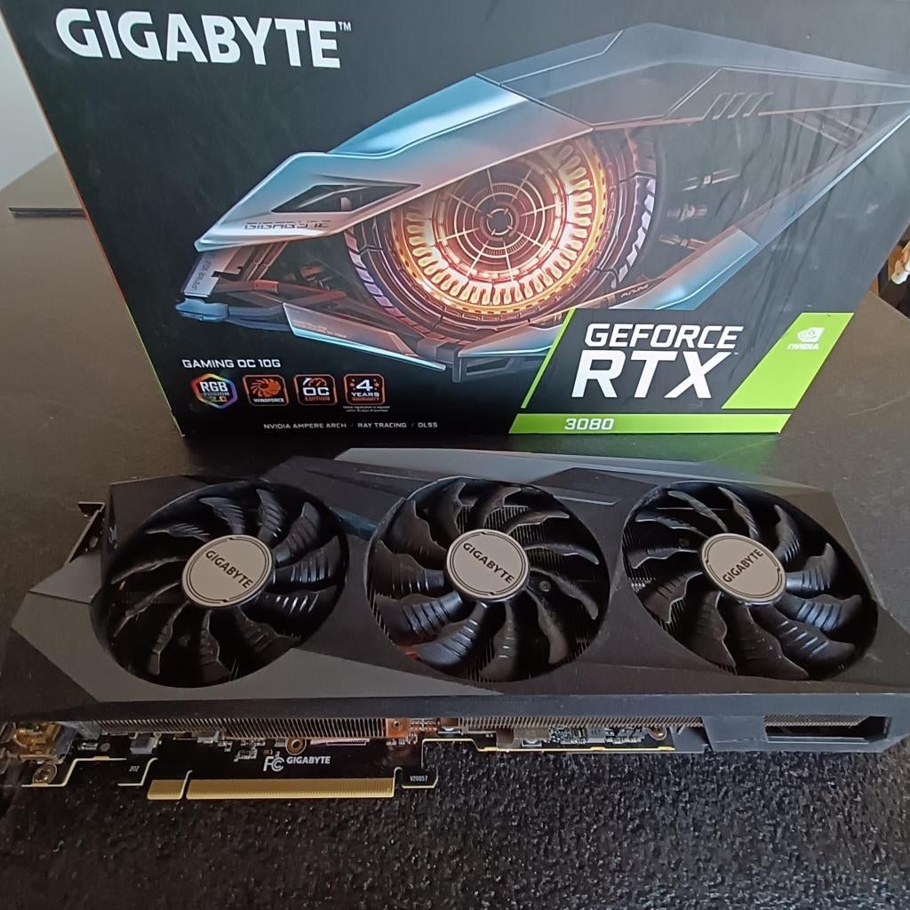 Gigabyte GeForce RTX 3080 Gaming OC 10G, Computers en Software, Videokaarten, Ophalen, Gebruikt, DisplayPort, GDDR6