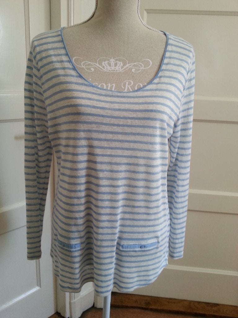 Prachtig 100% linnen truitje, GERARD DAREL   mt. 42/44, Gerard Darel, Maat 42/44 (L), Zo goed als nieuw, Lange mouw
