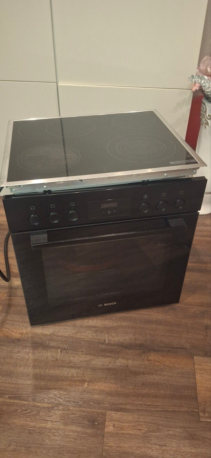 Bosch Inbouwoven met Kookplaat - Zo goed als nieuw, Ophalen, Oven, Bosch, Zo goed als nieuw