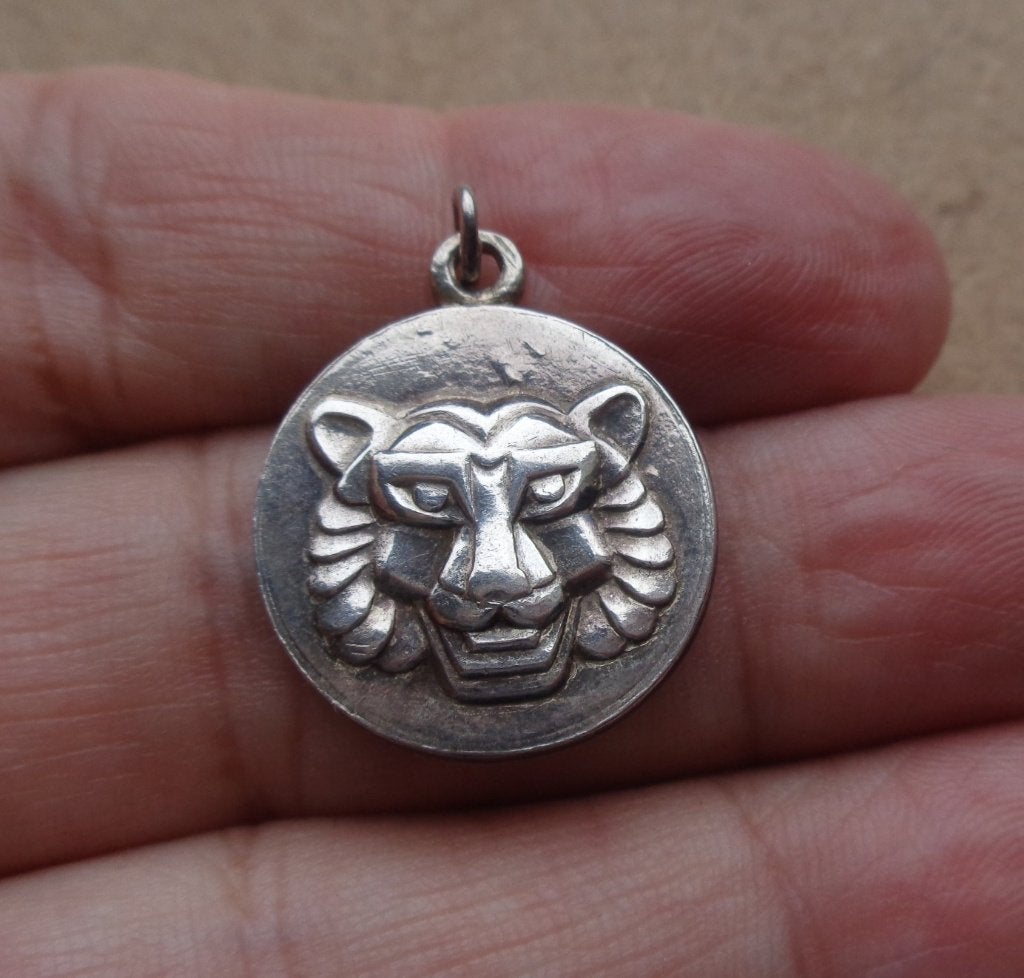 zilveren hanger/ bedel sterrenbeeld leeuw [114], Verzenden, Zo goed als nieuw, Zilver, Zilver